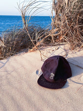 Load image into Gallery viewer, Plum coffee pot cap by elk draws sitting on sand 