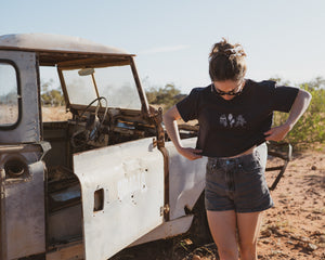 Wildflower Trio | Crop Tshirt