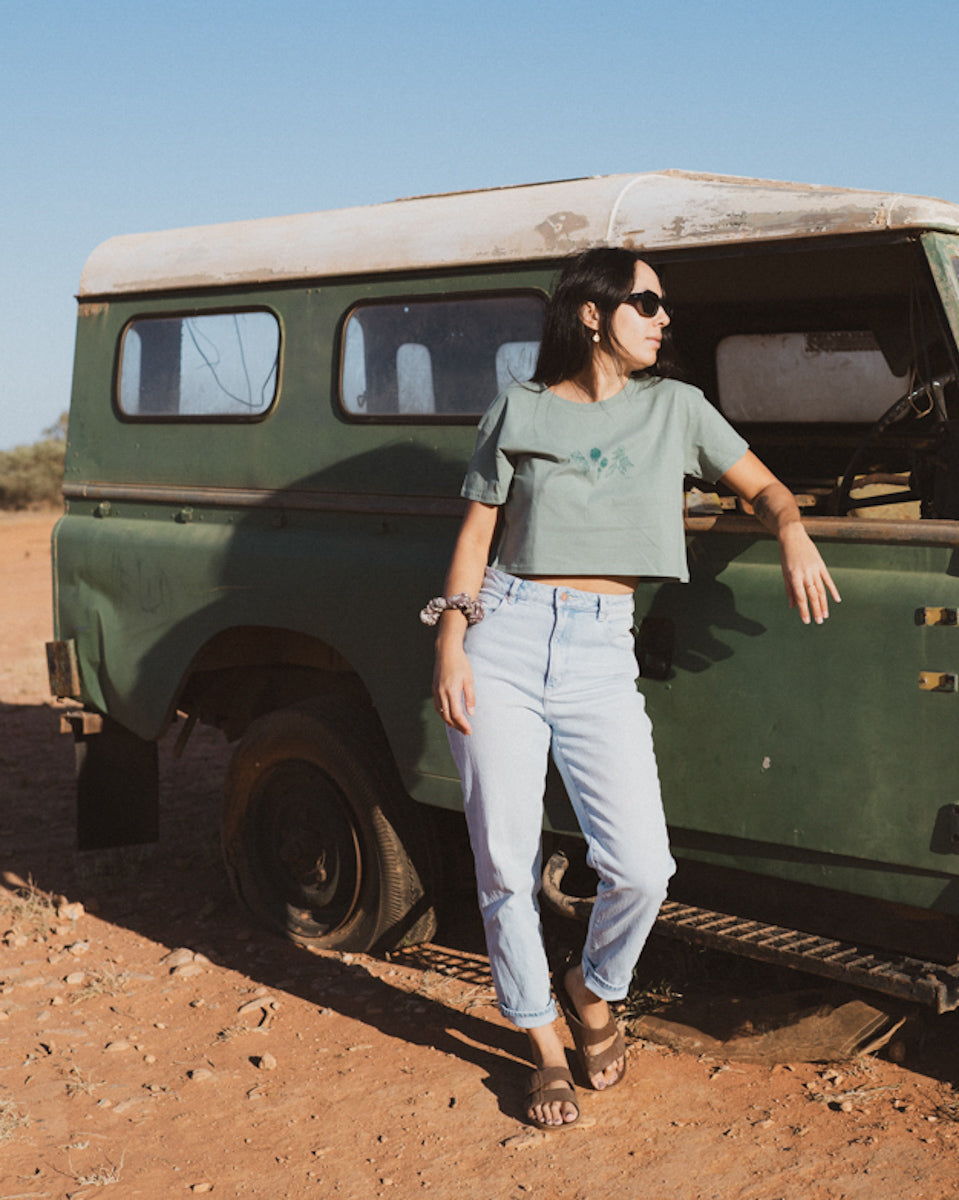 Wildflower Trio | Crop Tshirt