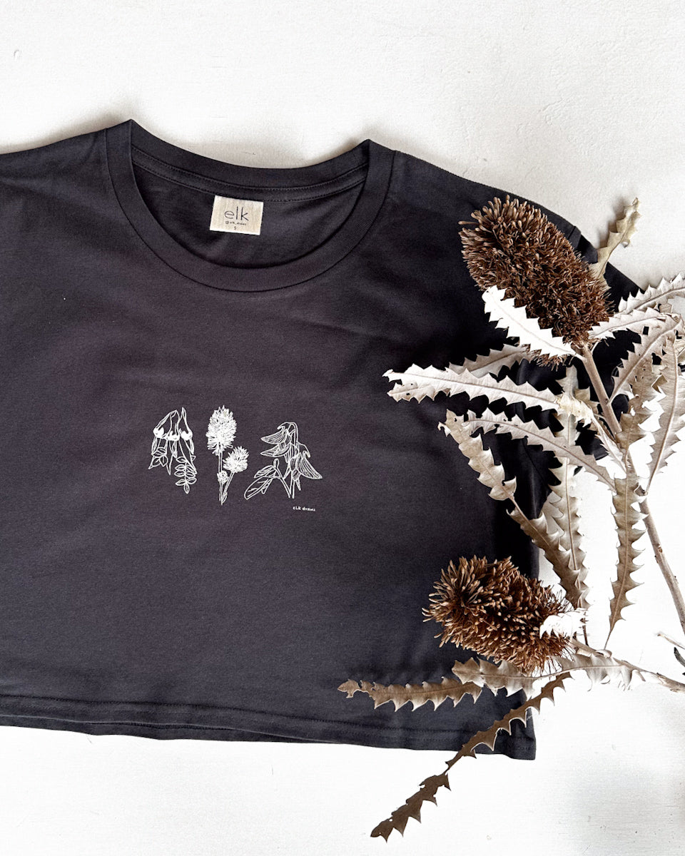 Wildflower Trio | Crop Tshirt