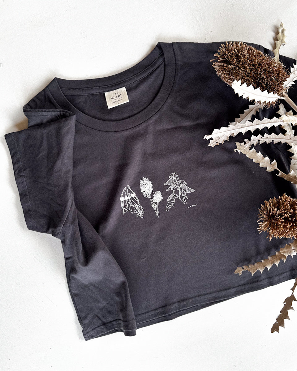 Wildflower Trio | Crop Tshirt