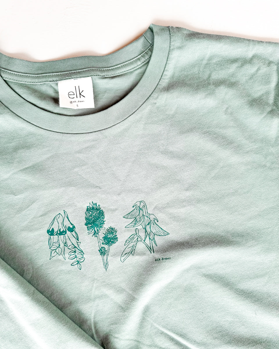 Wildflower Trio | Crop Tshirt