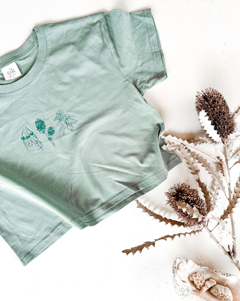 Wildflower Trio | Crop Tshirt