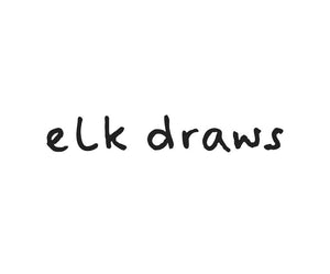 Elk Draws artist signaure