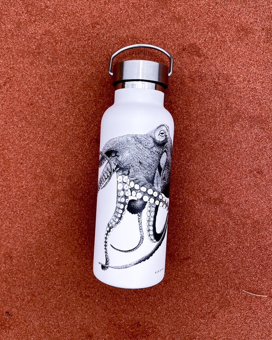 octopus water bottle stainless steel elk draws underwater