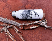 Load image into Gallery viewer, Octopus stainless steel water bottle on red dirt elk draws