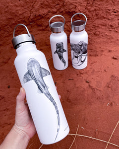 Stainless Steel Insulated Drink Bottle | Leopard Shark