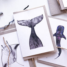 Load image into Gallery viewer, Whale Shark Greeting Card (colour)