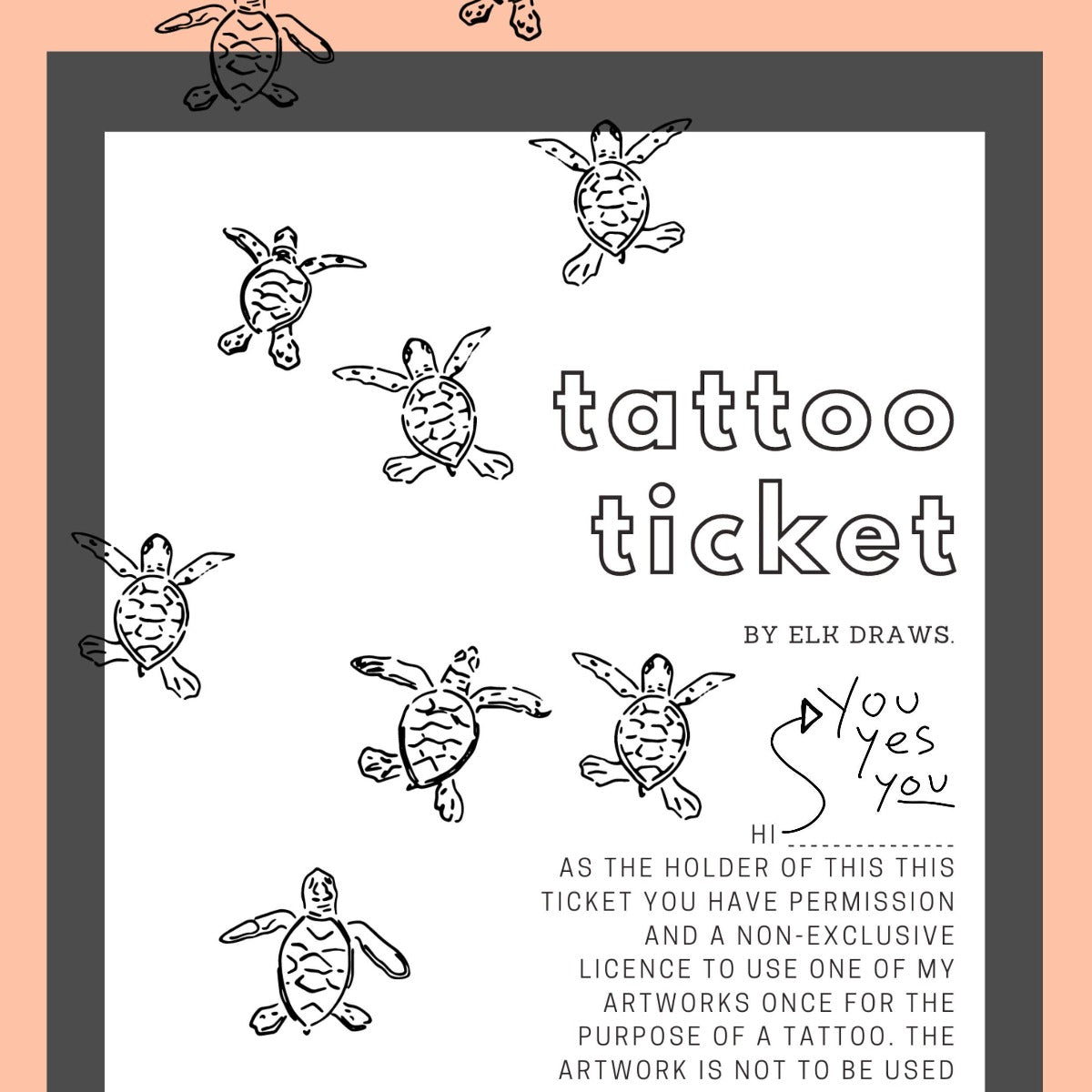 Tattoo Ticket