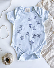 Load image into Gallery viewer, Baby Organic Cotton Onesie | Sky Blue | Hatchling Dash